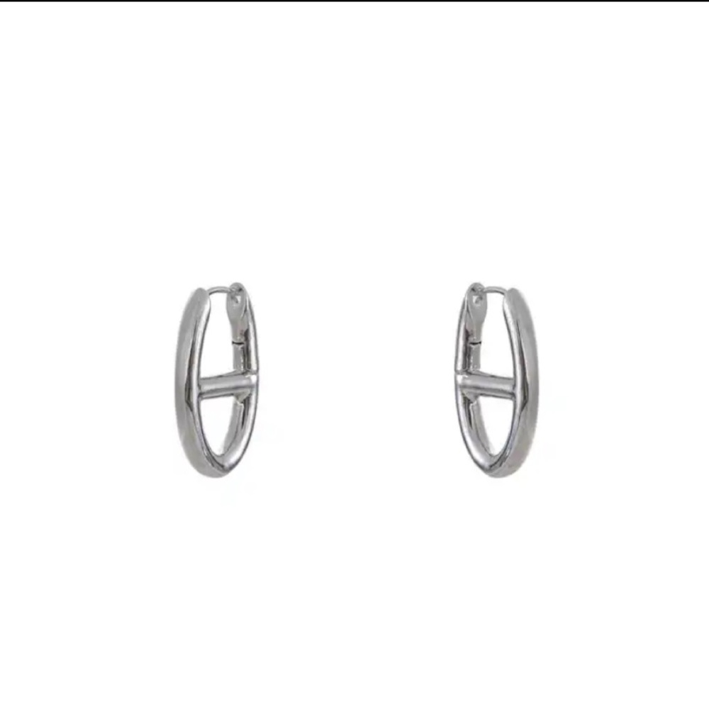 Silver Hoop Earrings